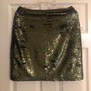 Sequin Mini Skirt